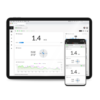 WindPro anemometro - Sistema di monitoraggio del vento wireless online e  web-based - Kiosko Tecnologia