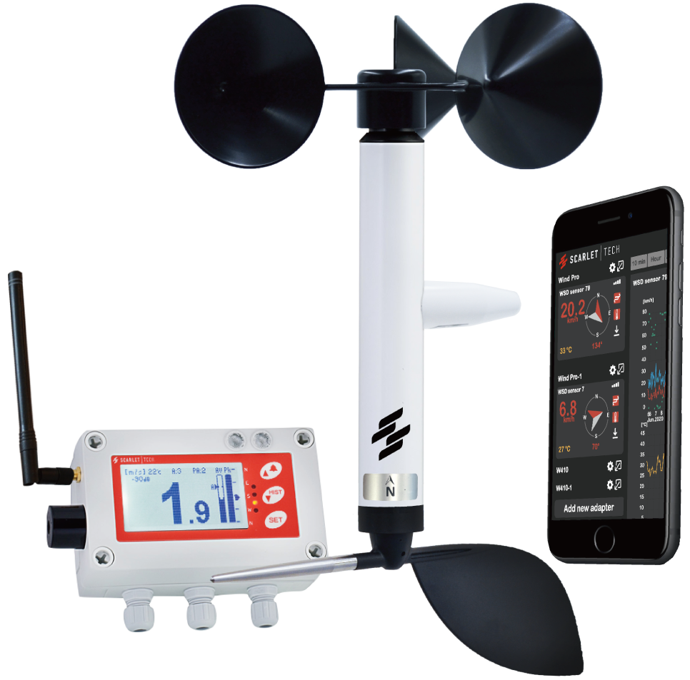 Wireless Anemometer for Crane