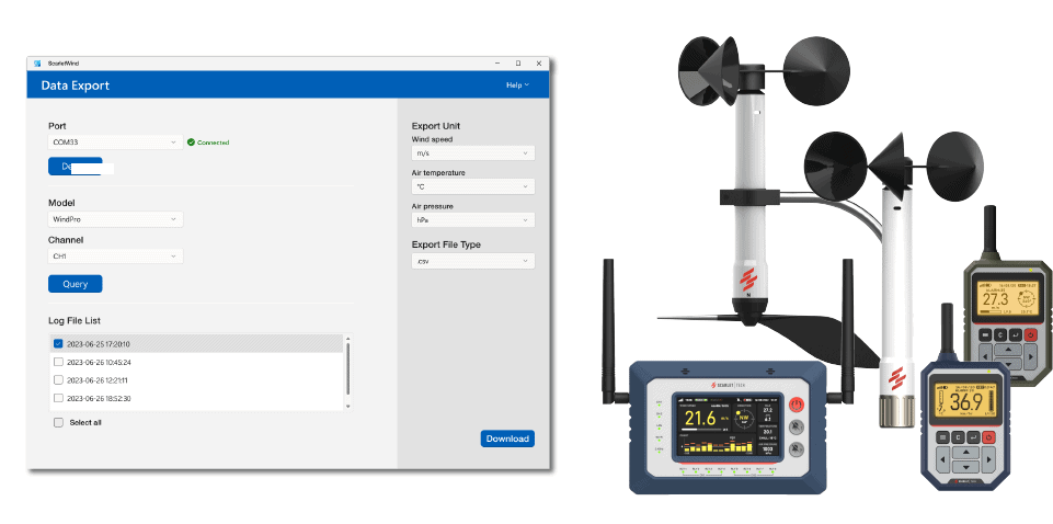 wireless anemometer