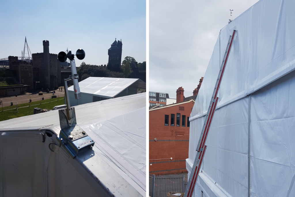 WR-3 Plus deployed at Millennium Stadium, Cardiff during UCL 2017