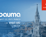 Scarlet Tech will exhibit at bauma 2025, the leading trade fair for construction machinery, from April 7–13 at Trade Fair Center Messe München, Germany. Visit us at Booth B4.104.