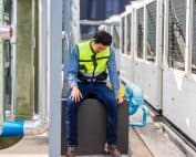 hvac-worker-facing-fatigue-and-headache-from-heat-stress