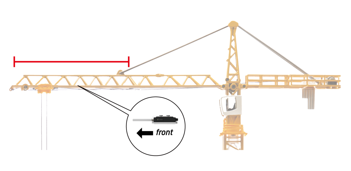 One antenna should point to the front direction and another one point to the left or right direction. These two should be parallel to the ground.