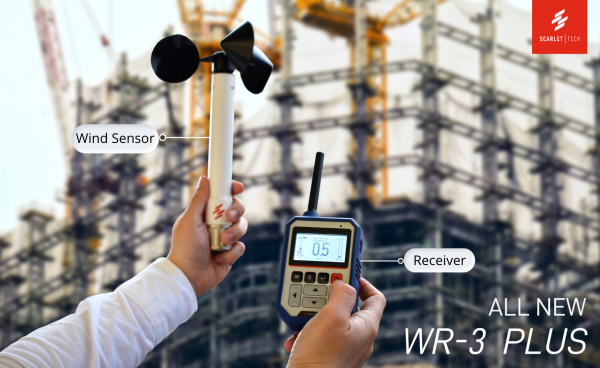 Wind Speed Anemometer for Crane Safety