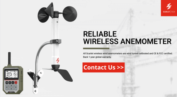 WL-21 wind speed and direction data logger