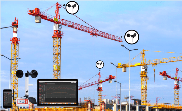 Why Do You Need to Install Several Anemometers on Different Heights on a Multi-Cranes Site?