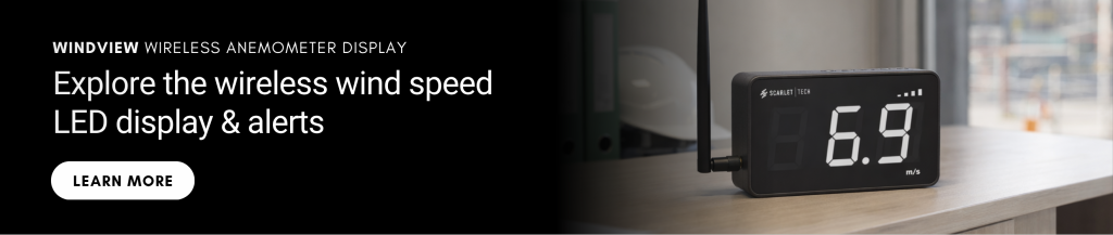 Explore Scarlet's WindView, the wireless wind speed LED display & alerts