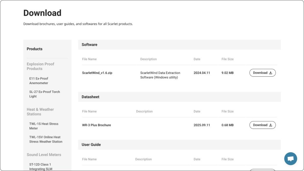 Download page