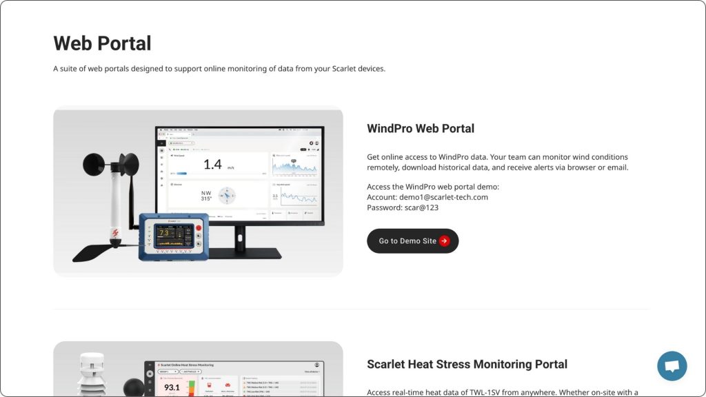 Web portal page
