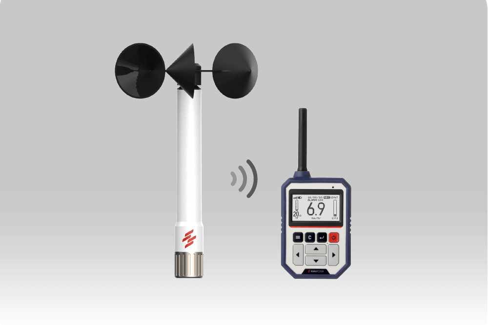 wr-3 plus wireless wind speed meter