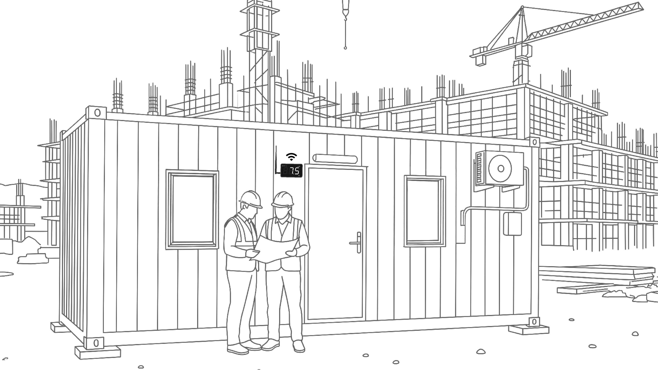 Real-Time Wind Speed Display for the Worksite